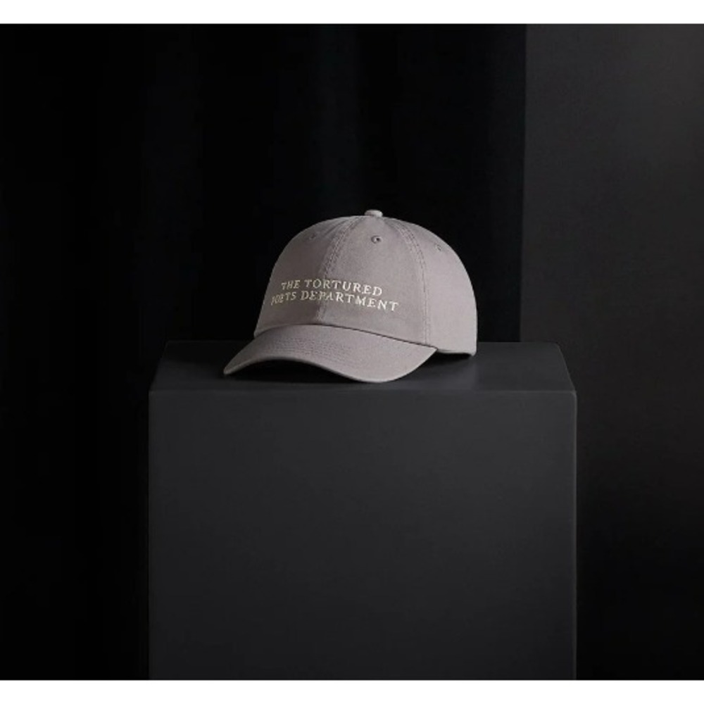 Taylor Swift Hat The Tortured Poets Department‎ Gray Dad Cap Sealed New